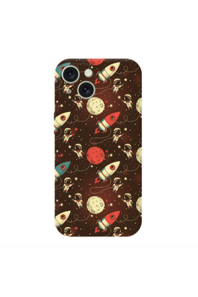 Other Apple iPhone 15 Plus Stars and astronaut Transparent Silicone TPU Θήκη