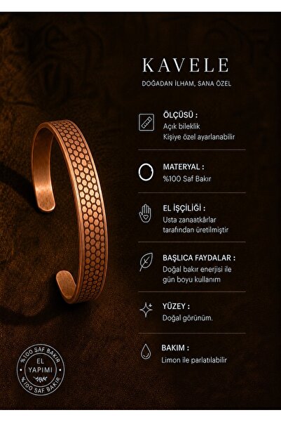 KAVELE Pure copper bracelet