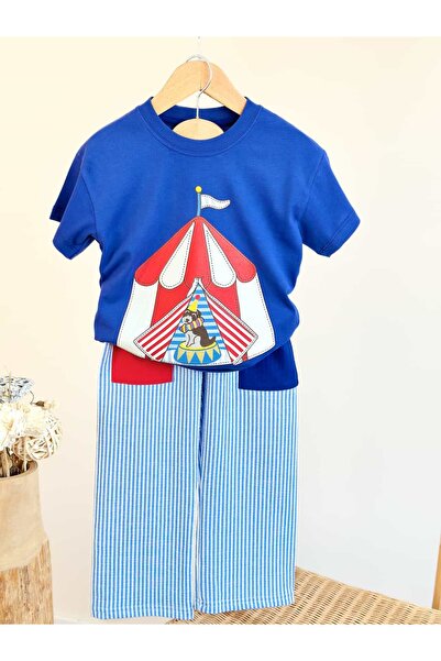 Pinkitokids Unisex set majice i pantalona sa cirkuskom temom