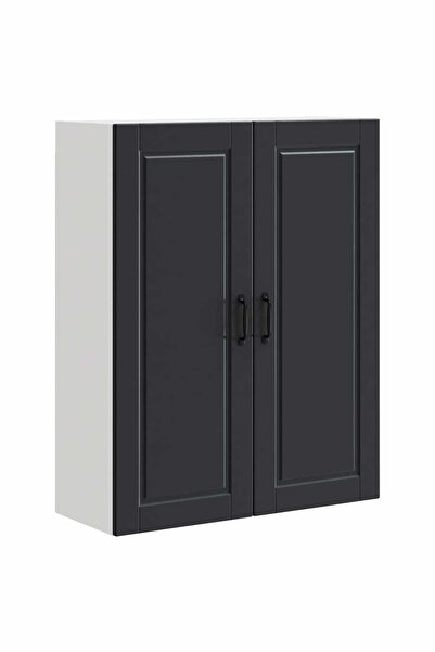 vidaxl Dulap de bucătărie cu raft Negru 80 x 31 x 100 cm Lemn compozit