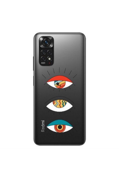 Other Xiaomi Redmi Note 11S NFC 3 different eyes Transparent Silicone TPU Θήκη
