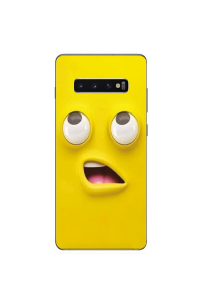 Other Samsung S10 Plus Confused face Transparent Silicone TPU Θήκη