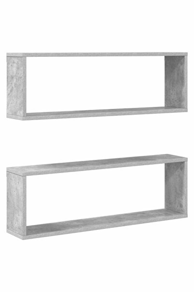 vidaxl Rafturi cuburi de perete 4 buc Gri Sonoma 30x15x30 cm
