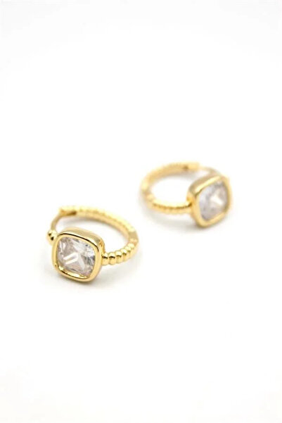 Marsilyan Nvdn- Ieg - Stone-Studded Hoop Earrings - Gold Iegrs-Nvdn1
