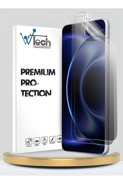 Wtech واقي شاشة هيدروجيل فاخر رقيق ومرن لهاتف شاومي 17 ألترا 5G 2026، عبوة من...