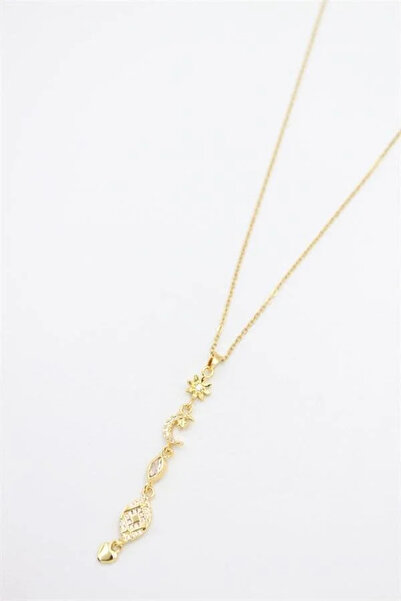 Marsilyan Nvdn- Ieg - Luck Y Necklace - Gold Iegrs-Nvdn1