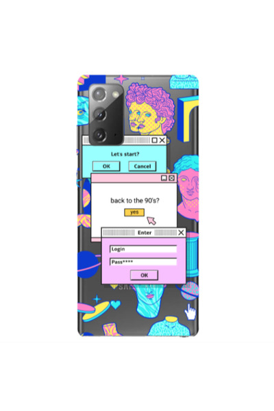 Other Samsung Note 20 Enter Login Transparent Silicone TPU Θήκη