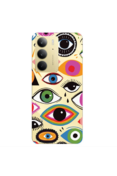 Other Realme C 75 Colorful eyes Transparent Silicone TPU Θήκη
