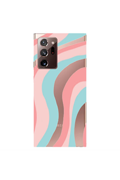 Other Samsung Note 20 Plus Colored lines Transparent Silicone TPU Θήκη