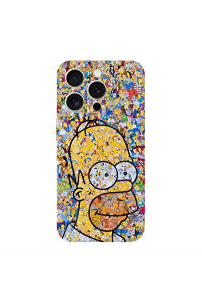 Other Apple iPhone 15 Pro Max Simpsons Transparent Silicone TPU Θήκη