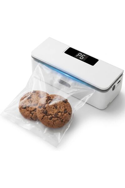 NECOMI Mini Bag Sealer, 1800mA USB Rechargeable Heat Sealer, 110mm Heat Cutte...