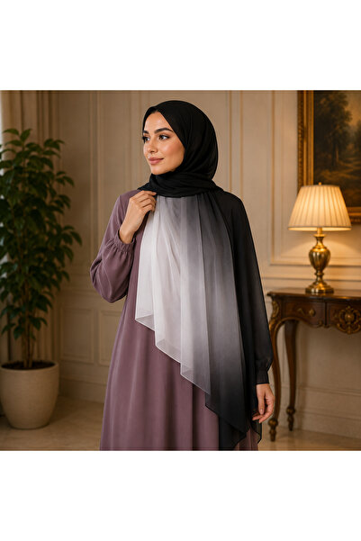 4seasons scarf Crepe Chiffon Veil