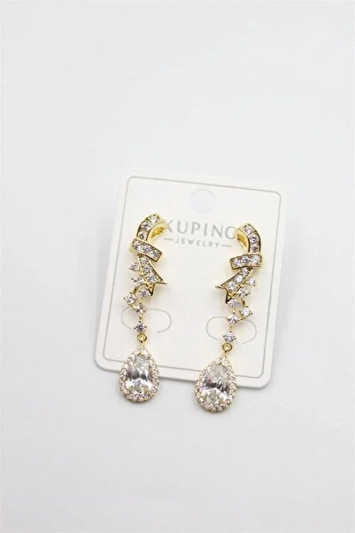 Marsilyan Nvdn- Ieg - Baget Stone Earrings - Gold Iegrs-Nvdn1