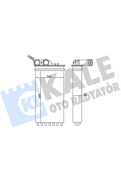 Yıldızan Veraura Lifestyle Heating Radiator Al/Mknk C4, 307 Dv6 1.6-2.0 Hdi 1...