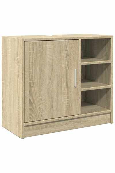 vidaxl Sink cabinet, sonoma oak, 63x29x55cm, engineered wood