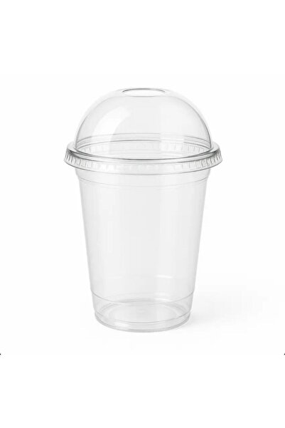 OEM Sheer glass with domed lid for fresh/frappe 50 pcs 500 ml