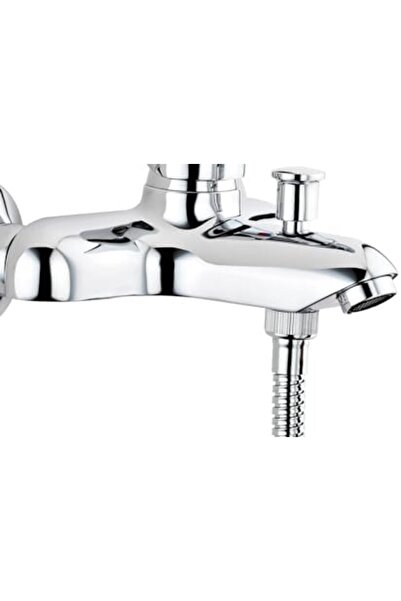 Yıldızan Terra Organik Viva Bathroom Faucet A41045, Wall Mounted, Chrome, Cer...