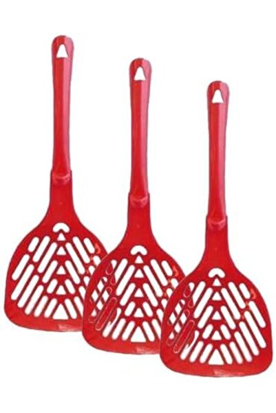Yıldızan Terra Organik Basic Cat Sand Shovel Red (3 Packs) Terra Organik 1025782