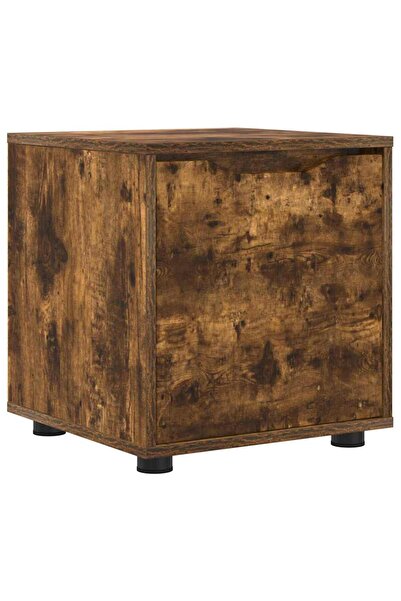 vidaxl Bathroom Cabinet Smoked Oak 40.5 x 40 x 44 cm Composite Wood