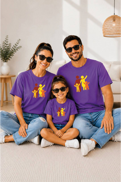 genosha Combinație de familie 100% bumbac Vândut la unitate Tricou supradimen...