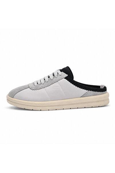 a ayak&kabım official Kadın Sneaker Terlik Hakiki Deri Kalın Taban Rahat Günl...