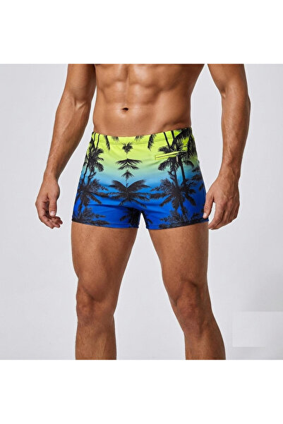 embody Slip de baie tip boxer pentru bărbați, cu șnur de ajustare și buzunar ...