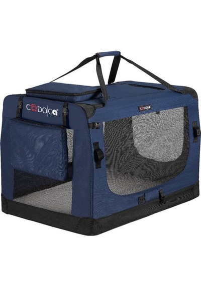 CADOCA Cat/Dog Carrier Bag, Cadoca, Blue, Size M, 60x42x44 cm