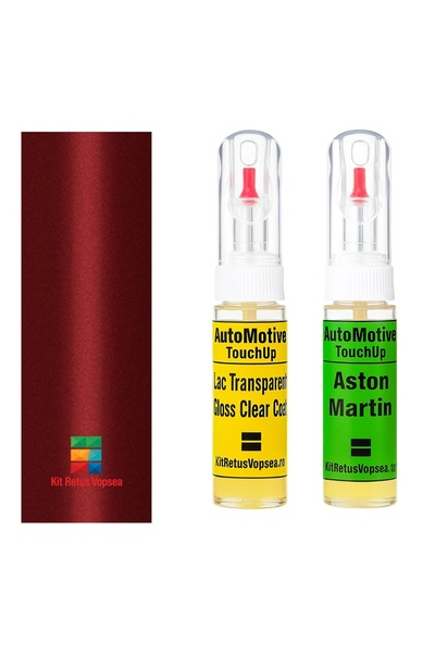 YLKRS AUTOMOTIVE Kit retus vopsea touch-up Aston Martin DB9 AM5151 (Volcano R...