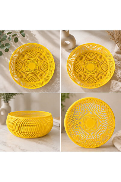 Alvera3D Modern Decorative Weave Design Fruit & Presentation Basket