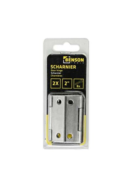 Benson Set 2 balamale din otel inoxidabil 50 mm si 8 suruburi