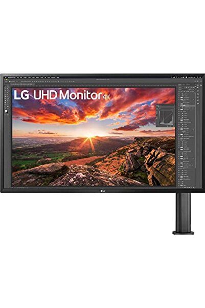 LG Electronics 32UK580-B 31,5 İnç UHD 4K Monitör, Ergo'lu, 32UK580-B.AEU, Siy...