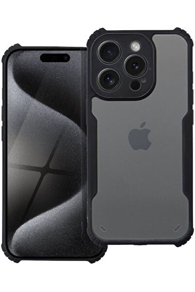 OEM Anti-drop Back Cover Silicone Black (iPhone 16 Pro Max) Code: 605821