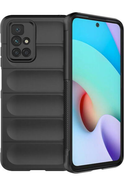 Techsuit Θωρακισμένη Πίσω Θήκη Σιλικόνης Μαύρη (Redmi 10 / 10 2022)