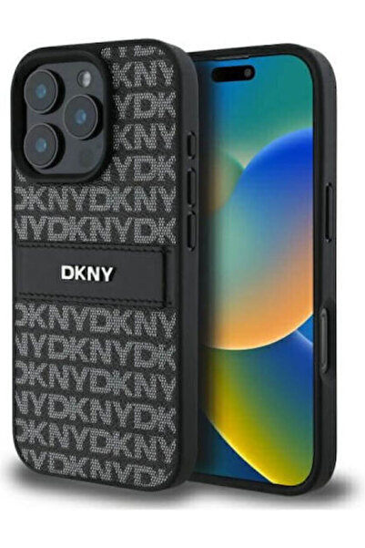 Dkny Πίσω Κάλυμμα με Σχέδιο Μεταλλικό Μαύρο (iPhone 16 Pro) Κωδικός: DKHCP16L...