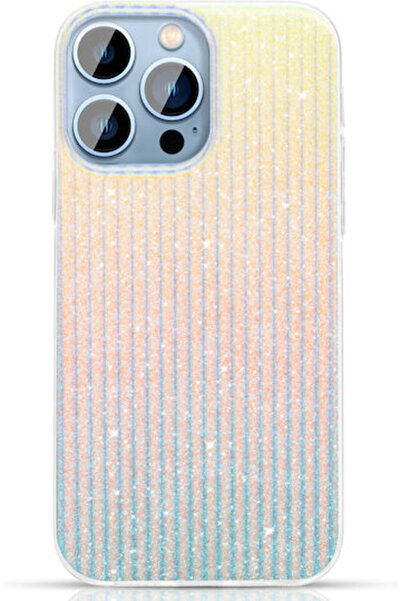 Kingxbar Θήκη Πλάτης Σιλικόνης Μπλε Ντεγκραντέ (iPhone 13 Pro)