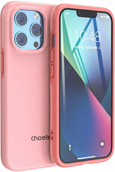 CHOETECH MFM Αντικραδασμική Πίσω Θήκη Πλαστικό / Σιλικόνη Ροζ (iPhone 13 Pro)...