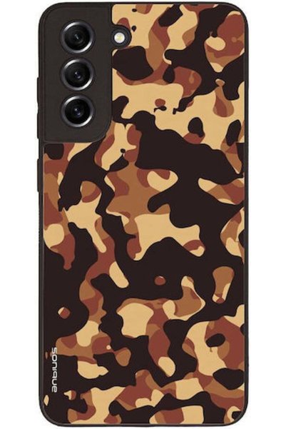 Other Θήκη Sonique Σειρά Στρατιωτικού Καμουφλάζ για Samsung Galaxy S21 Fe Καφ...