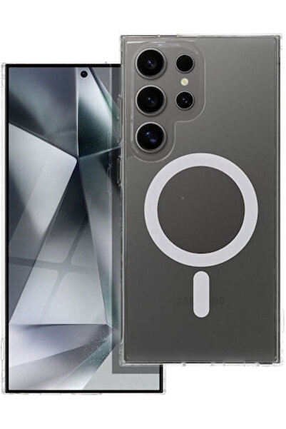 OEM Frost Mag Cover Πίσω Κάλυμμα Πλαστικό / Σιλικόνη Διαφανές Galaxy S25 Edge