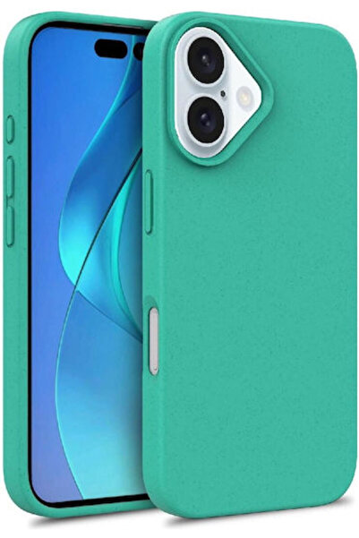 OEM Θήκη Wheat Case Συμβατή με Magsafe για iPhone 16 Pro Max Χρώμα Μέντας
