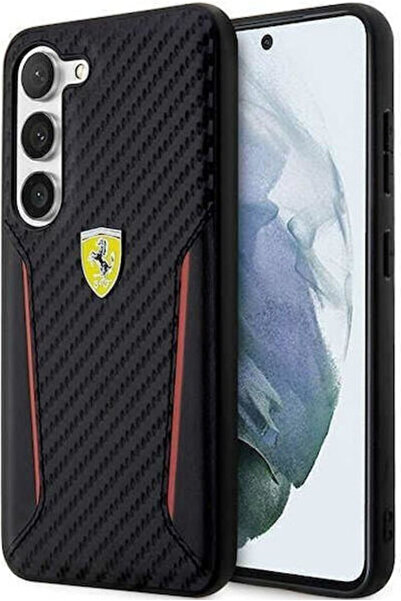 Ferrari Πίσω Κάλυμμα με Αντιθέσεις Άνθρακα στις Άκρες, από Συνθετικό Δέρμα / ...