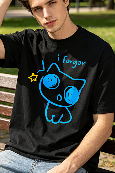 Fleck Casual Style T Shirts For Men I Forgot Cat With Star Personalized Shirts