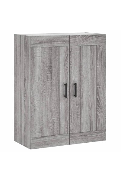 vidaxl Dulap pe perete, sonoma gri, 69,5x34x90 cm, lemn prelucrat