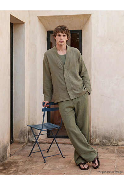 LC Waikiki Khaki Loose Fit Men's Trousers