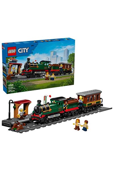 LEGO City Klasik Buharlı Tren - Oyuncak Yapım Seti 60511 (575 Parça)