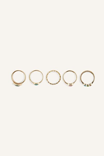 DeFacto Women's 5-Piece Ring I1278Axns