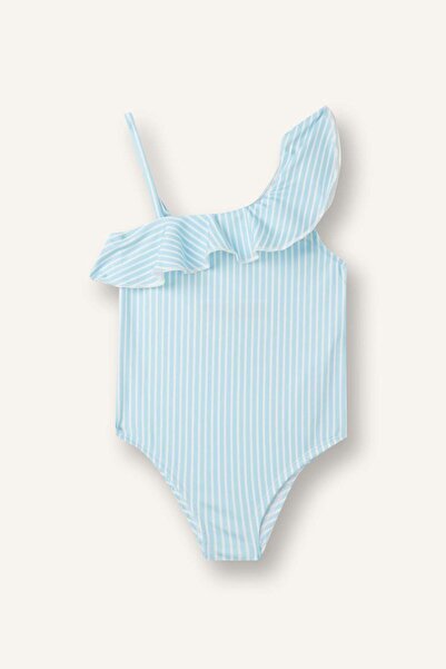 DeFacto Costum de baie cu dungi pentru fetiță H1647A526HS