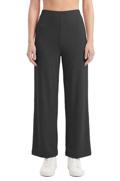 Cottonhill Premium - Sway Collection | Siyah Basic Yüksel Bel Modal Bol Paça ...