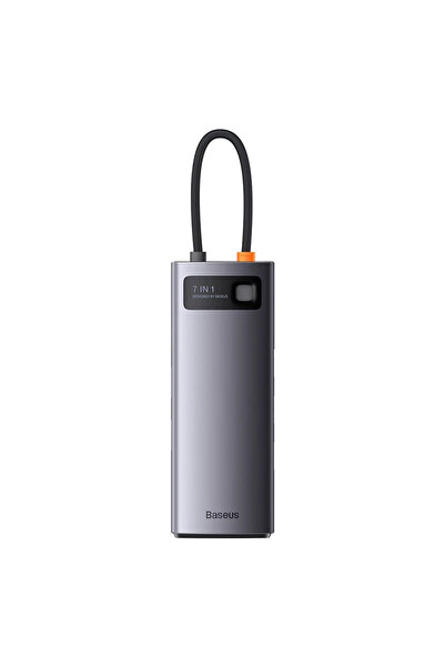 Baseus Hub 7 în 1 USB-C la 3x USB 3.0 HDMI VGA Ethernet RJ45 pentru computer 4K