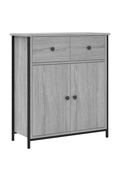 vidaxl Servantă, gri sonoma, 70x30x80 cm, lemn prelucrat