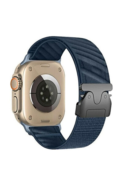 Beline Υφασμάτινο λουράκι Ναυτικό Μπλε (Apple Watch 38/40/41/42mm)